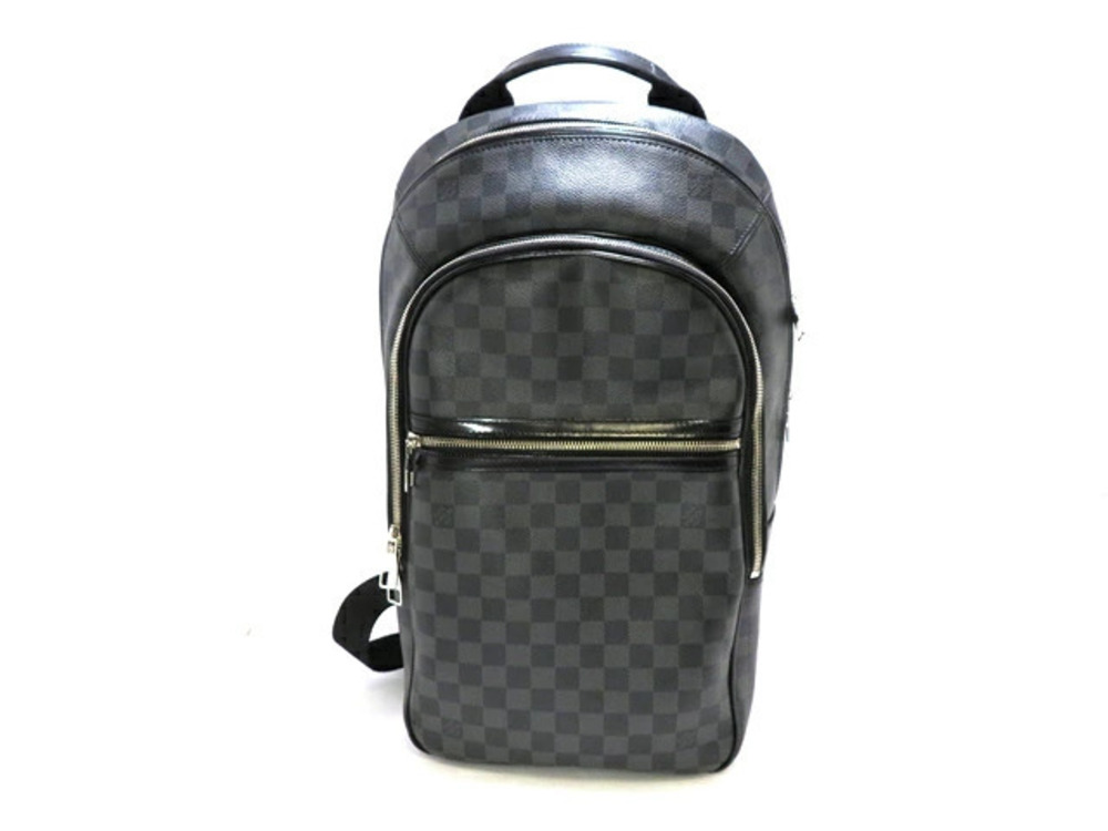 LOUIS VUITTON Backpack Michael Graphite Black HU